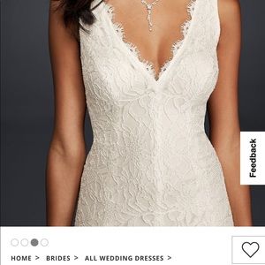 Beautiful Wedding Dress Size 14 Style 183626DB